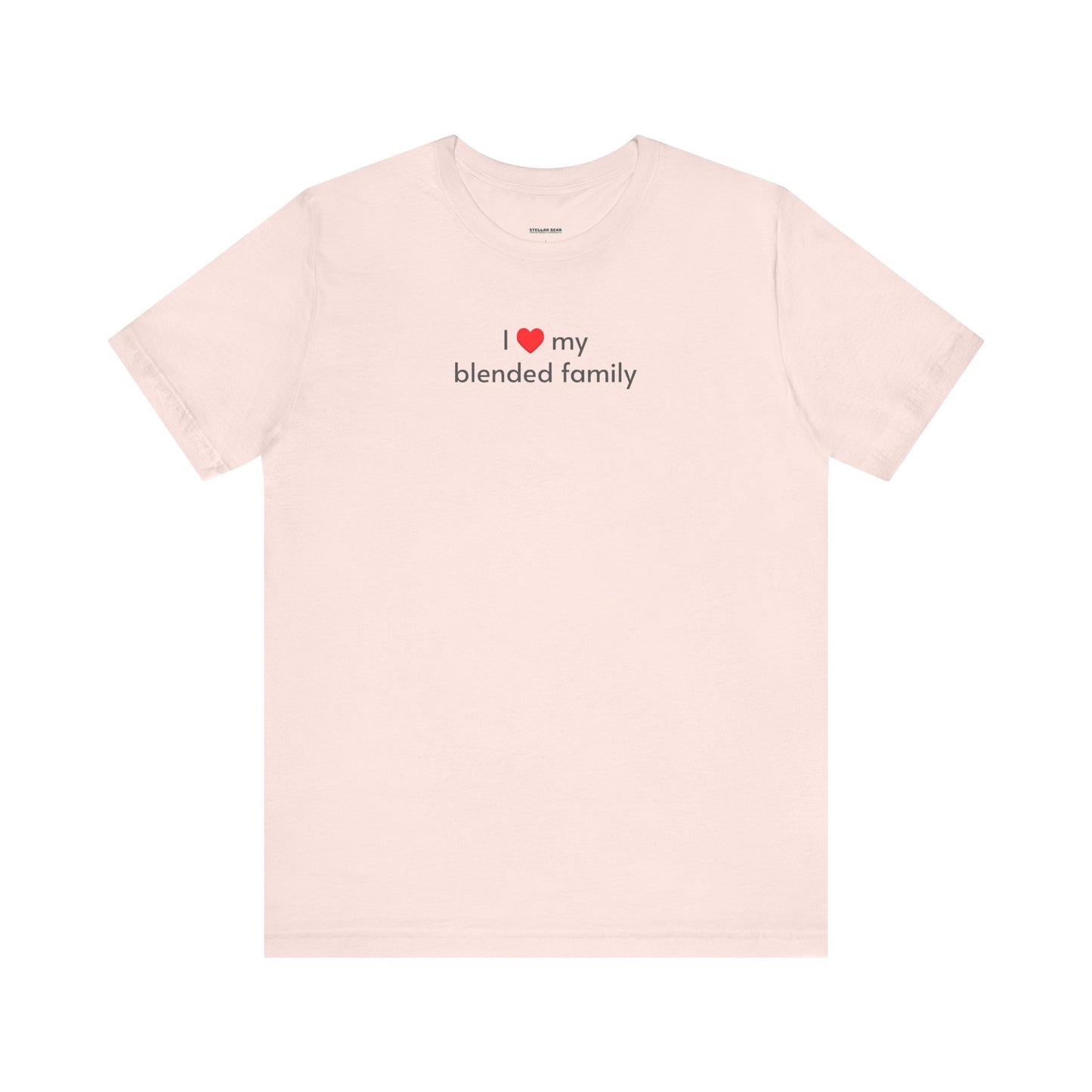 I Love My Blended Family Minimalist Style T-Shirt