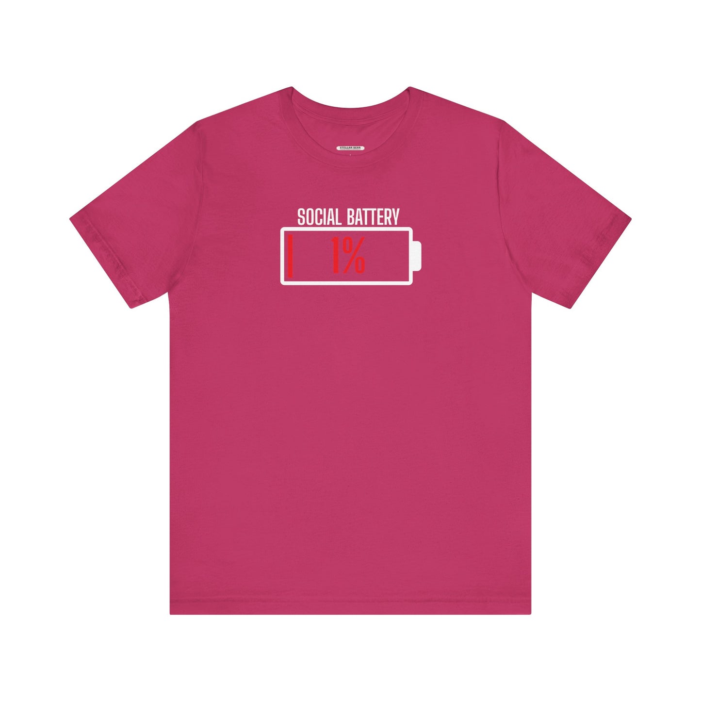 Social Battery 1% Graphic T-Shirt