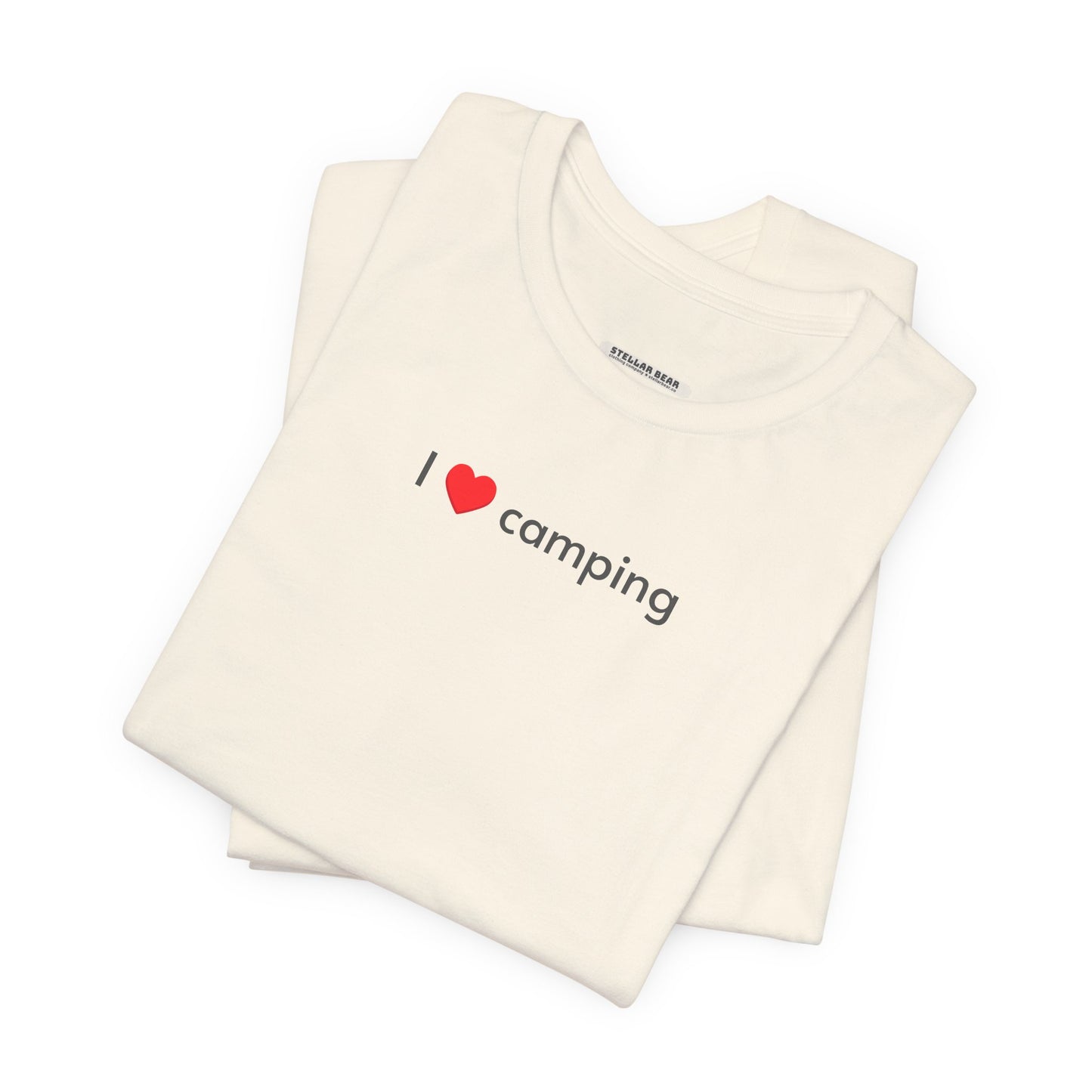 I Love Camping Minimalist Style T-Shirt