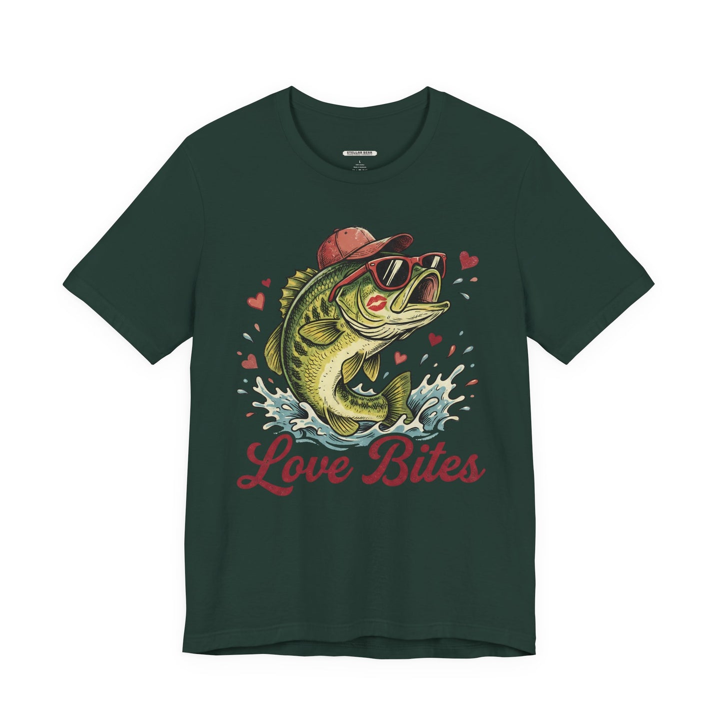 Love Bites Fishing Graphic T-Shirt