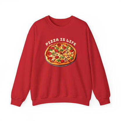 Pizza is Life Graphic Sweatshirt