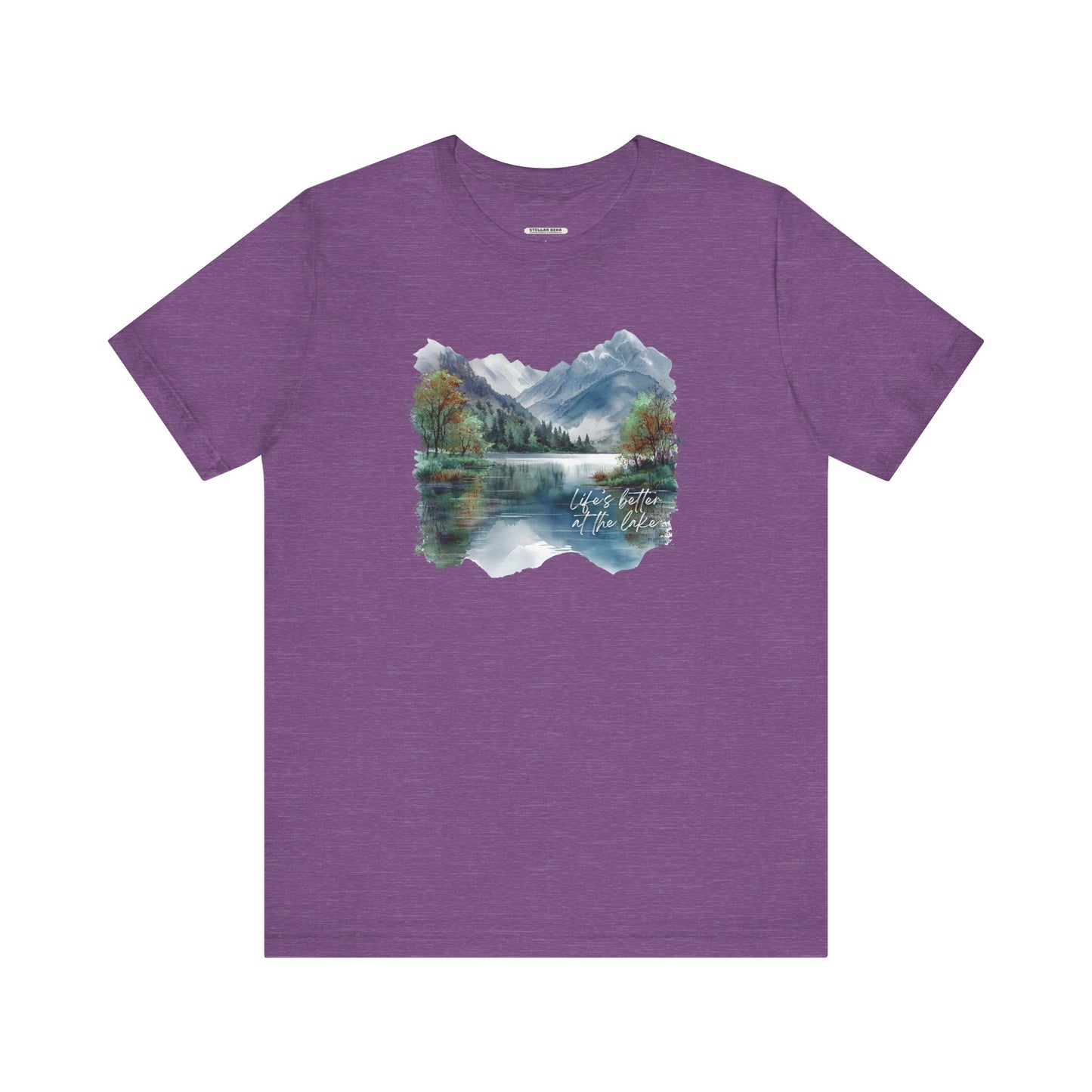 Life's Better at the Lake, Fall Trees Graphic T-Shirt