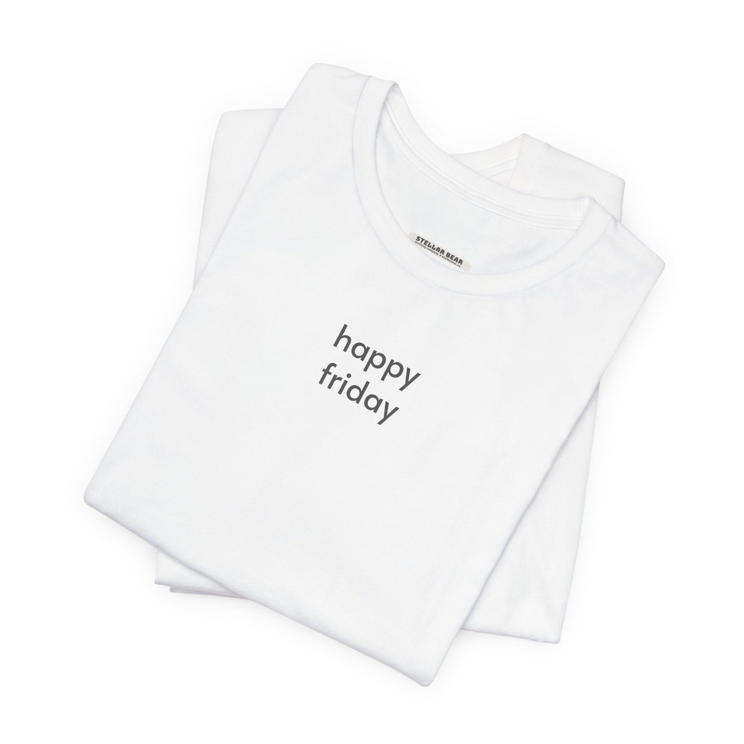 Happy Friday Minimalist Style T-Shirt