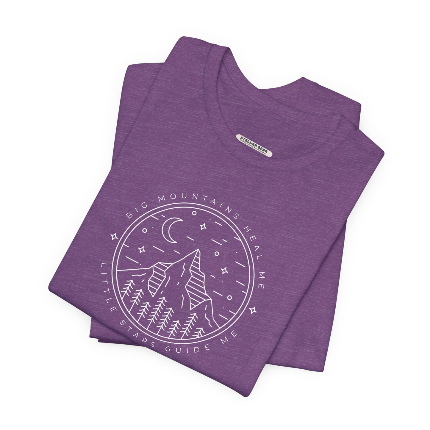 Big Mountains Heal Me, Little Stars Guide Me Graphic T-Shirt