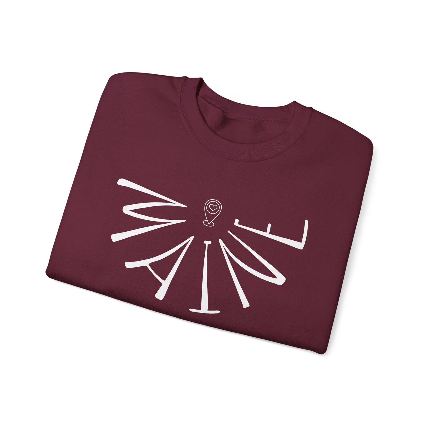 Maine Liquid Letters Sweatshirt