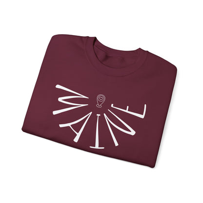 Maine Liquid Letters Sweatshirt