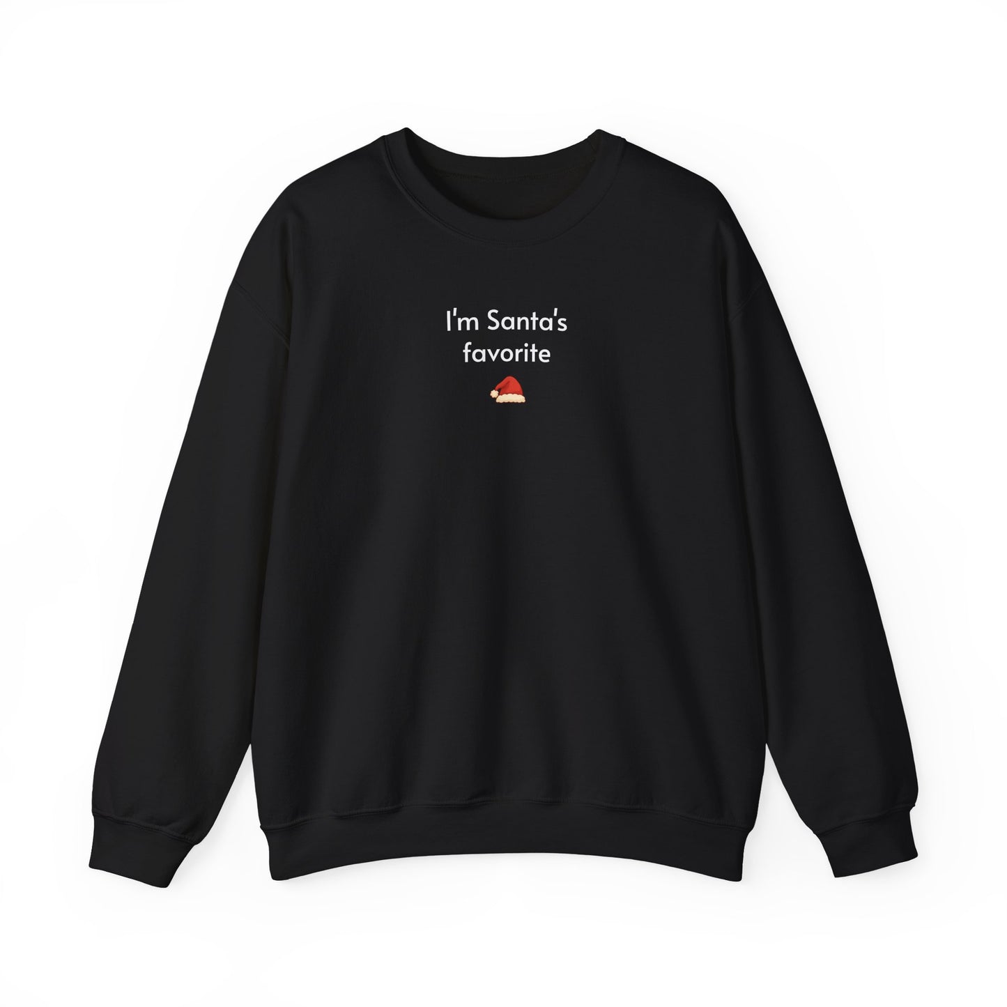 I'm Santa's Favorite Minimalist Style Sweatshirt