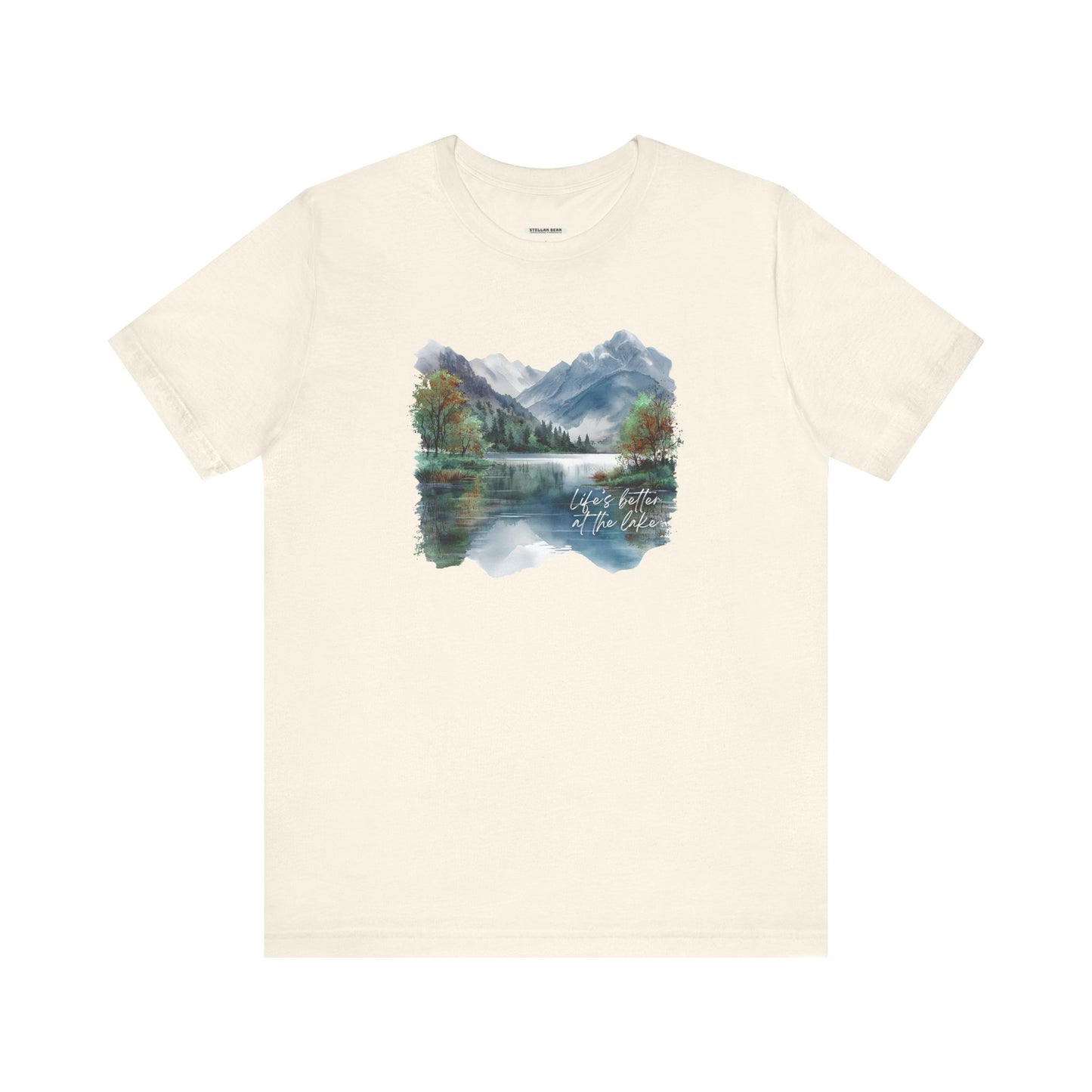 Life's Better at the Lake, Fall Trees Graphic T-Shirt