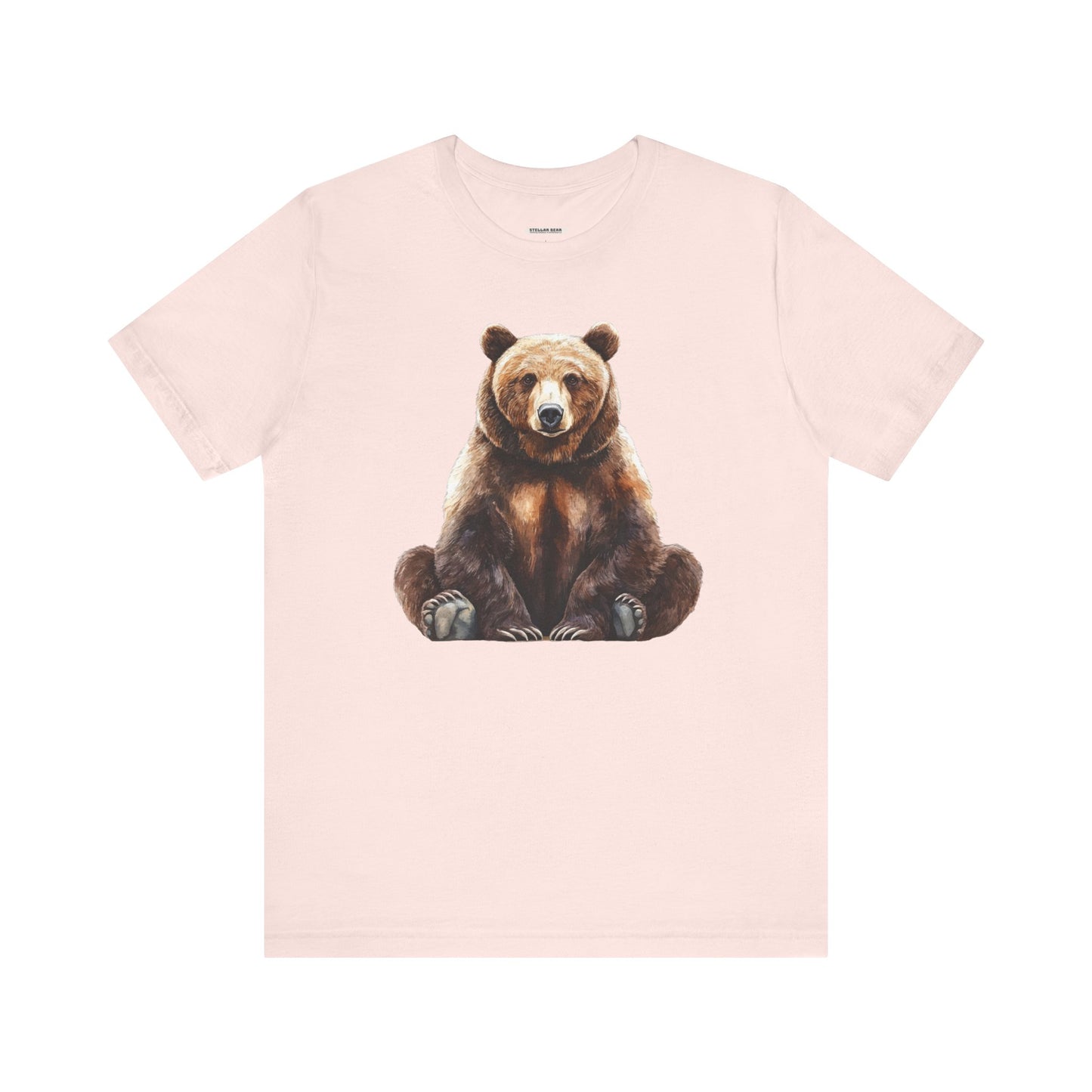 Grizzly Bear Sitting Graphic T-Shirt