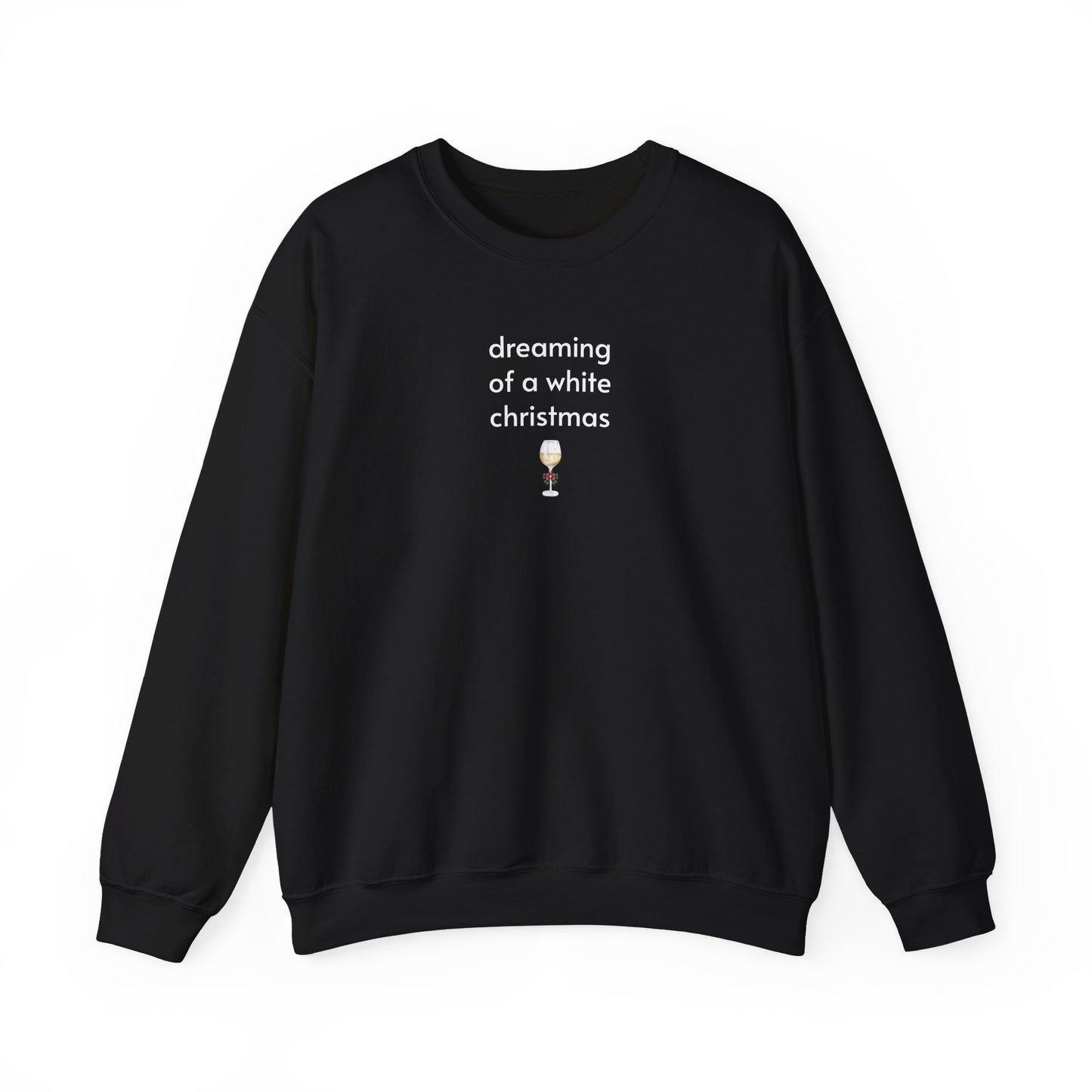 Dreaming of a White Christmas Minimalist Style Sweatshirt