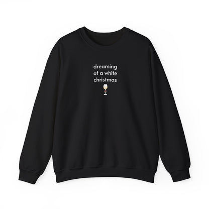Dreaming of a White Christmas Minimalist Style Sweatshirt