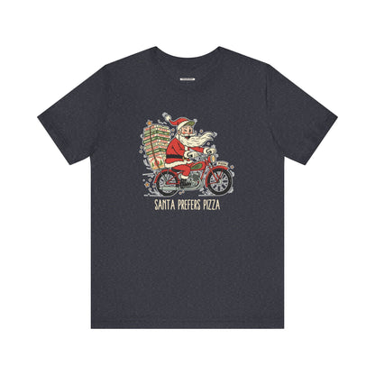 Santa Prefers Pizza Graphic T-Shirt