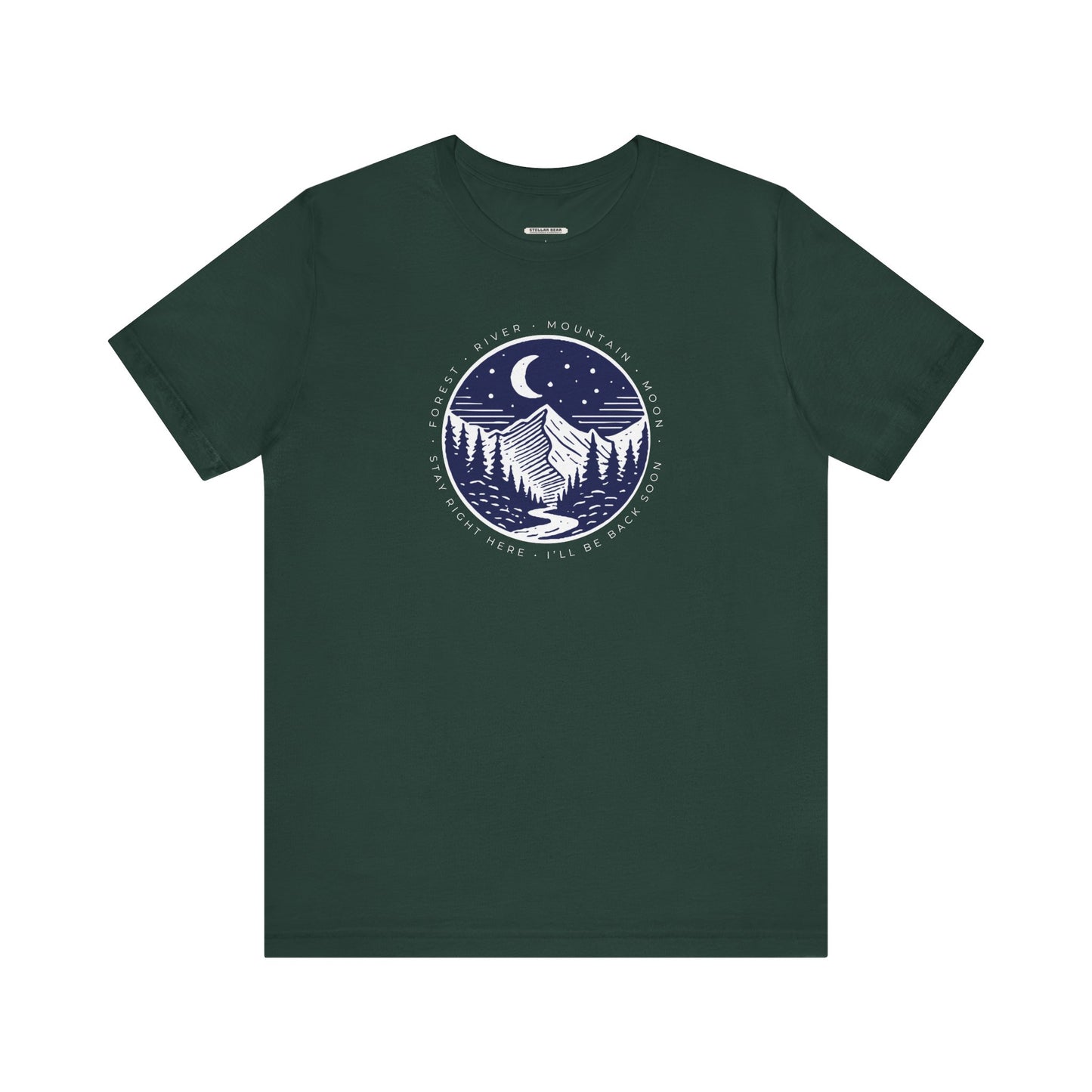 Forest River Mountain Moon Graphic T-Shirt