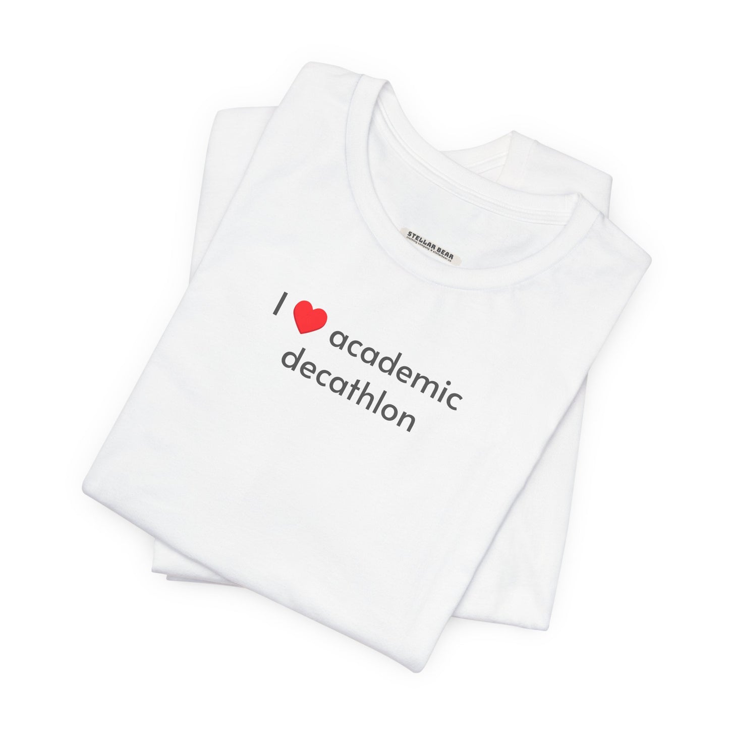 I Love Academic Decathlon Minimalist Style T-Shirt