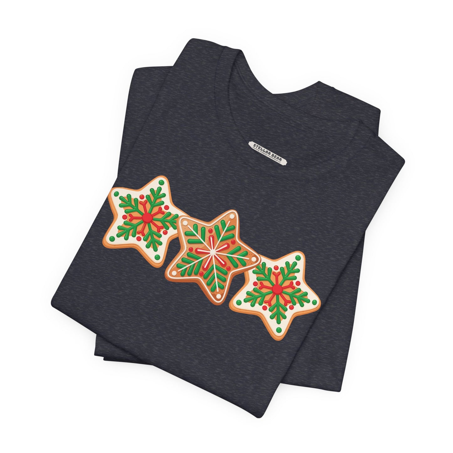 Christmas Star Cookies Graphic T-Shirt
