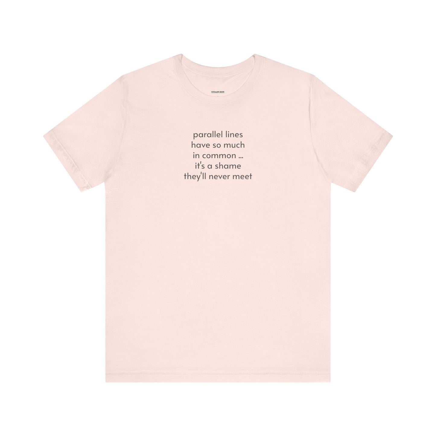 Parallel Lines Minimalist Style T-Shirt