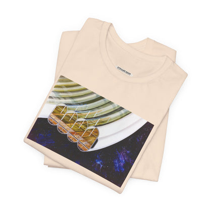 Space Colony Agricultural Modules, NASA 1970 Illustration Vintage Graphic T-Shirt