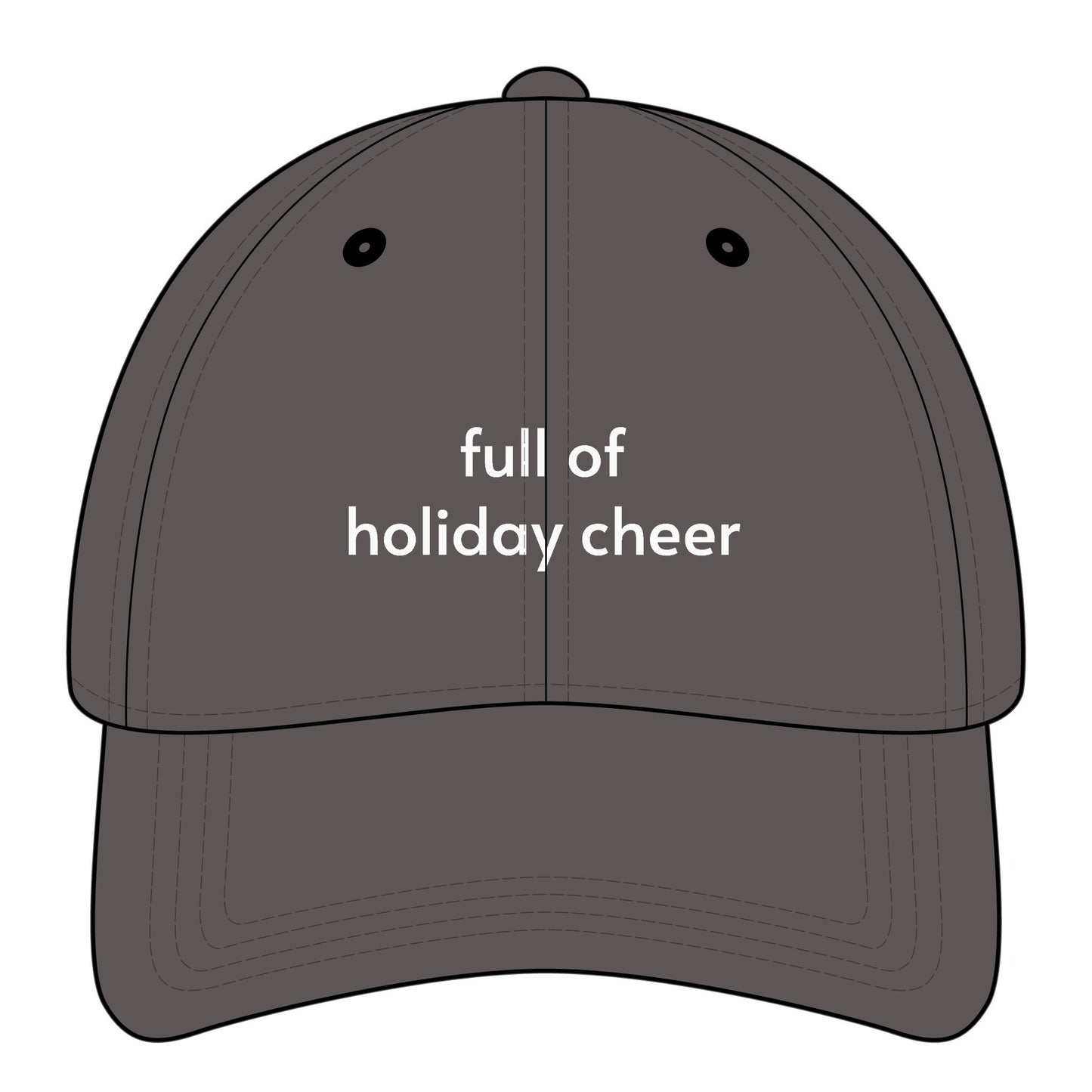 Full of Holiday Cheer Minimalist Style Cap