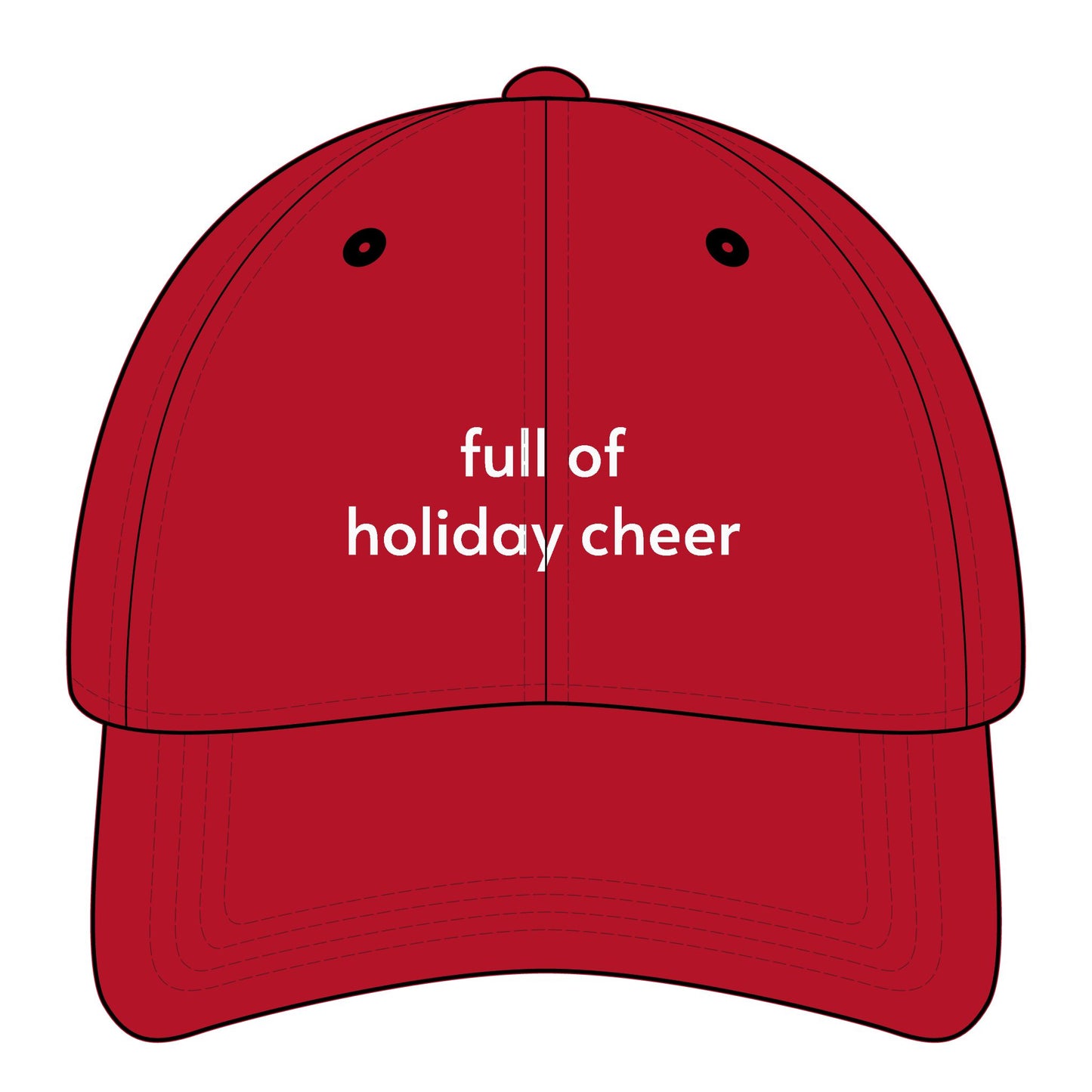 Full of Holiday Cheer Minimalist Style Cap