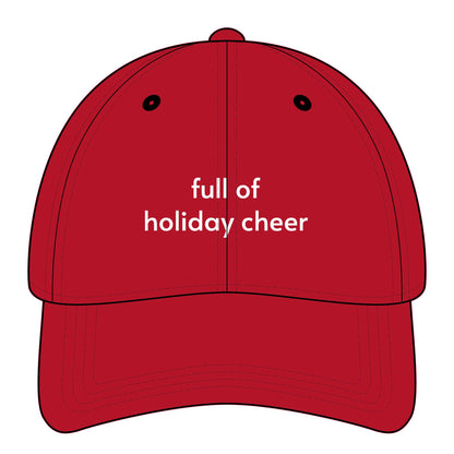 Full of Holiday Cheer Minimalist Style Cap