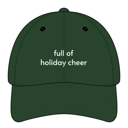 Full of Holiday Cheer Minimalist Style Cap