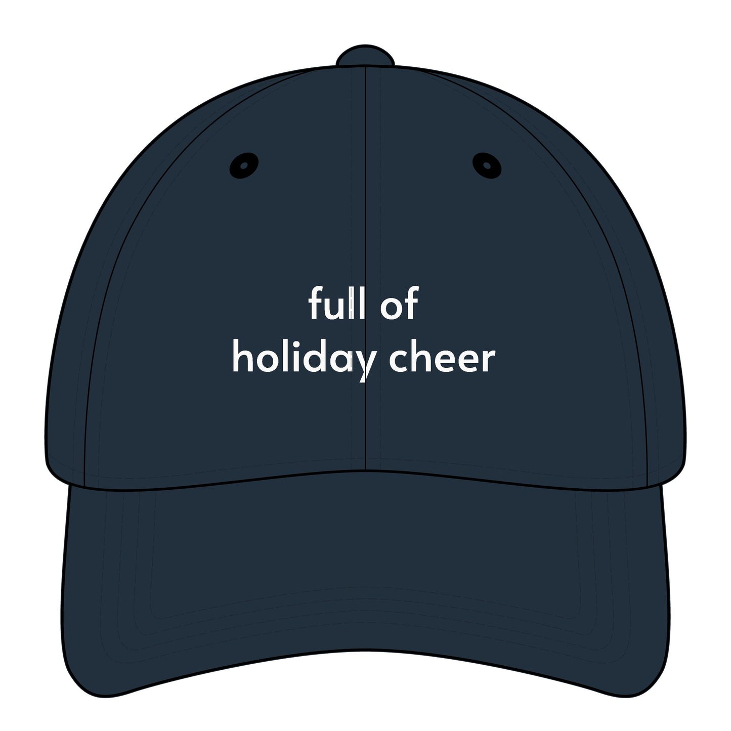 Full of Holiday Cheer Minimalist Style Cap