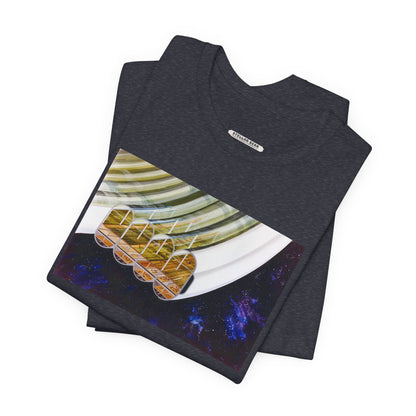 Space Colony Agricultural Modules, NASA 1970 Illustration Vintage Graphic T-Shirt