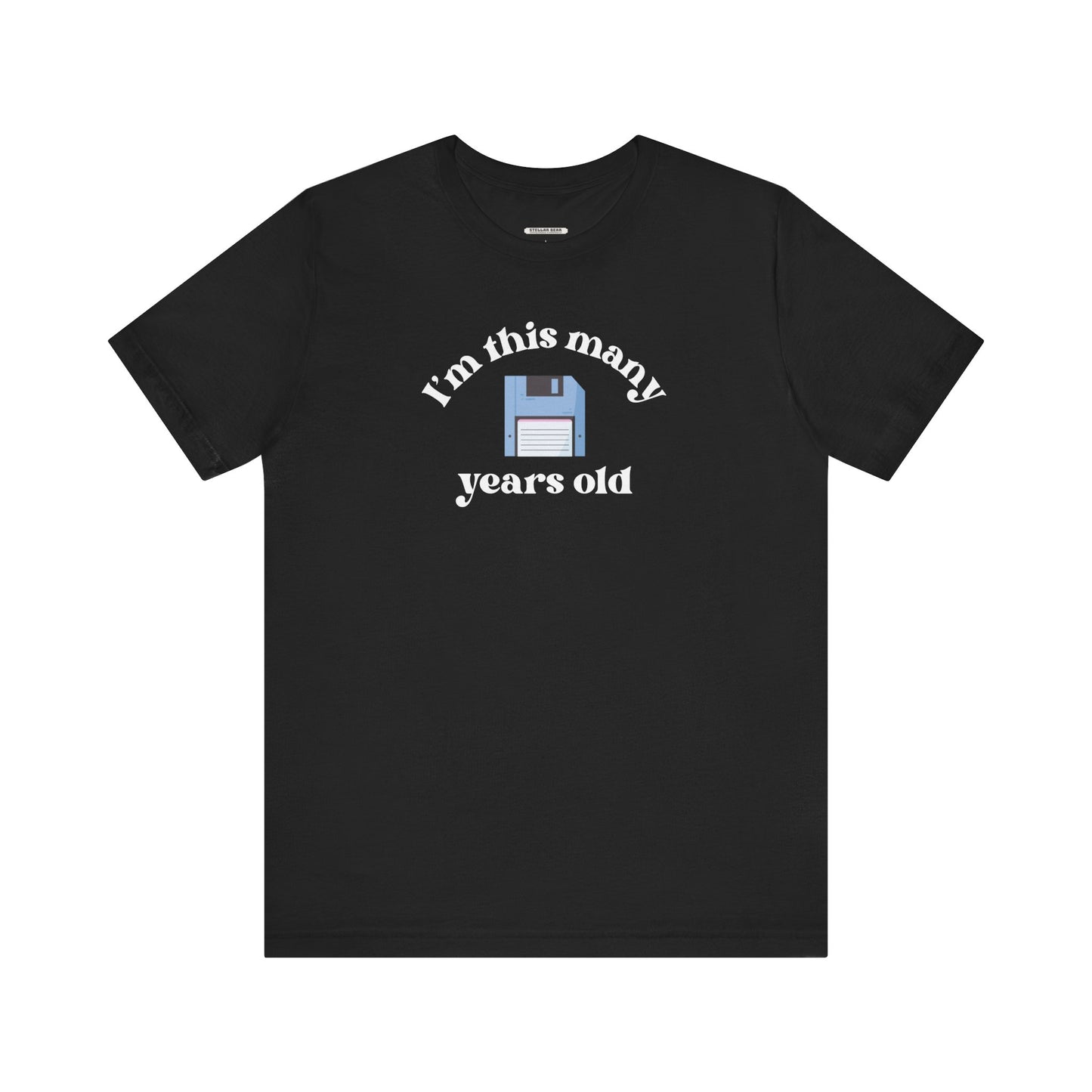 I'm This Many Years Old (Floppy Disk) Graphic T-Shirt