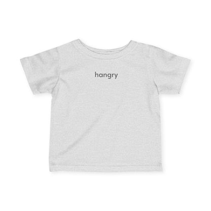 Hangry (Hungry + Angry) Baby/Toddler Minimalist Style T-Shirt
