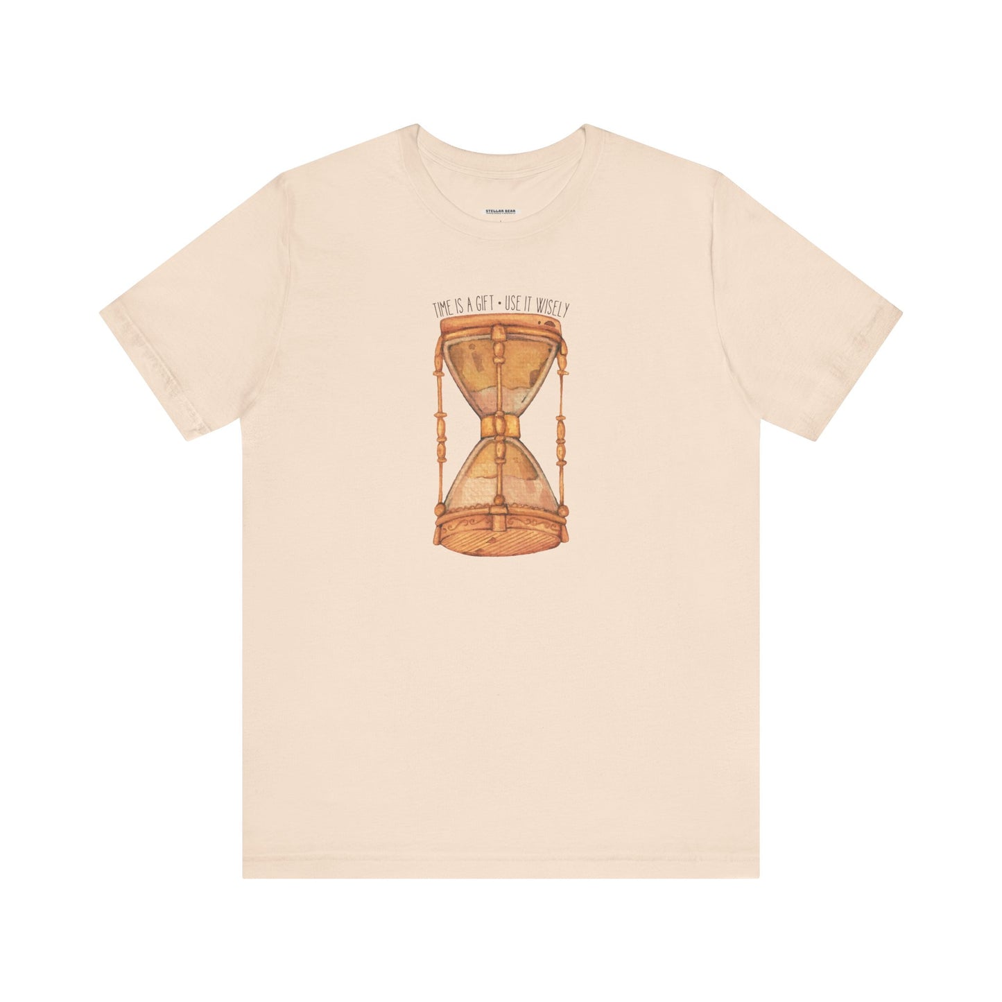 Time is  Gift, Use It Wisely Hourglass Vintage Objects Graphic T-Shirt