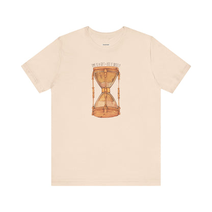 Time is  Gift, Use It Wisely Hourglass Vintage Objects Graphic T-Shirt