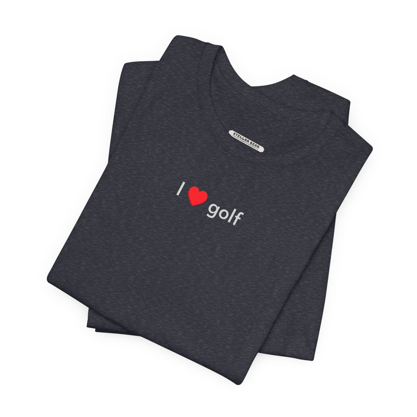I Love Golf Minimalist Style T-Shirt