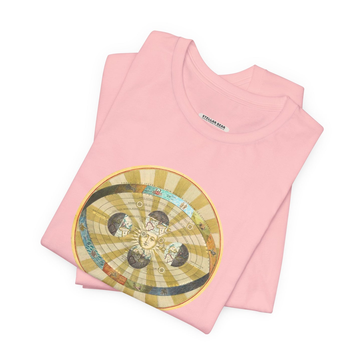 Copernican System of the Universe Illustration 1660 Vintage Graphic T-Shirt