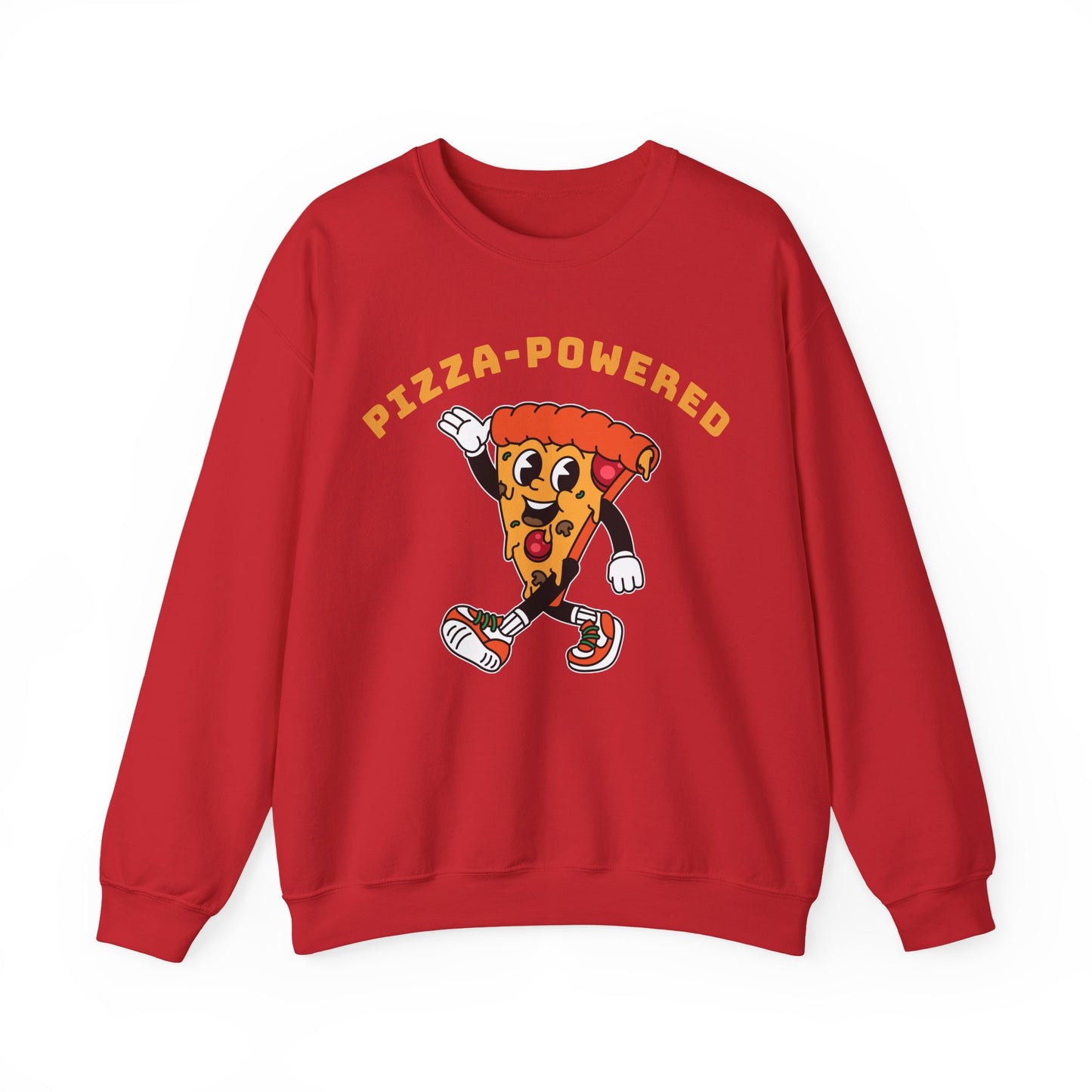 Pizza-Powered Graphic Sweatshirt
