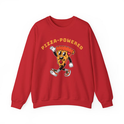 Pizza-Powered Graphic Sweatshirt