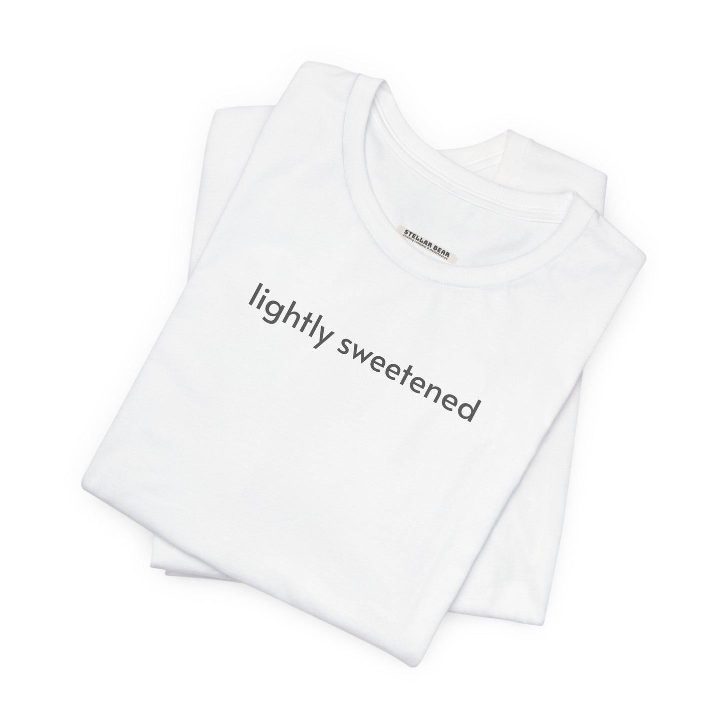 Lightly Sweetened Minimalist Style T-Shirt