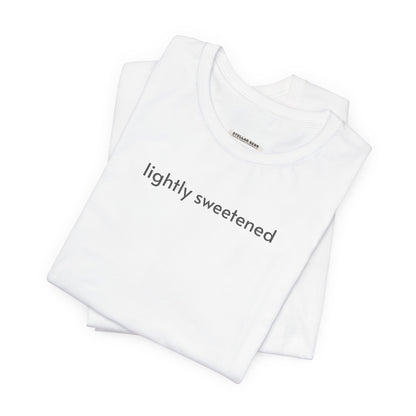 Lightly Sweetened Minimalist Style T-Shirt