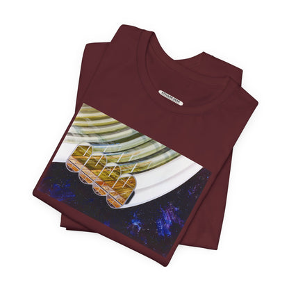 Space Colony Agricultural Modules, NASA 1970 Illustration Vintage Graphic T-Shirt