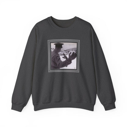 Snowball Fight, Marines, 1940 Vintage Graphic Sweatshirt