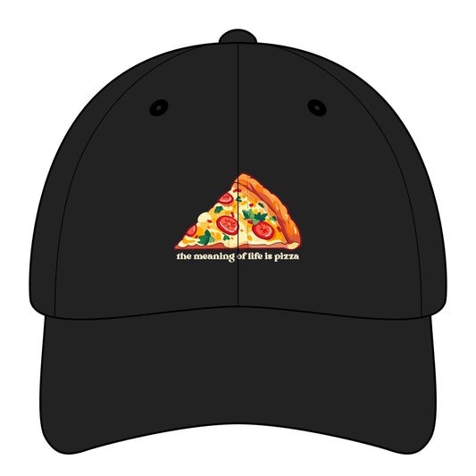 The Meaning of Life is Pizza Graphic Cap