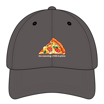 The Meaning of Life is Pizza Graphic Cap