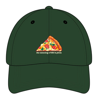 The Meaning of Life is Pizza Graphic Cap