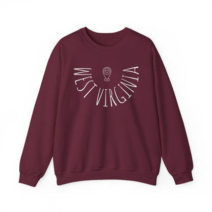 West Virginia Liquid Letters Graphic Sweatshirt
