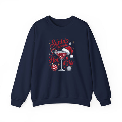 Santa's Favorite Hot Mess Graphic Sweatshirt