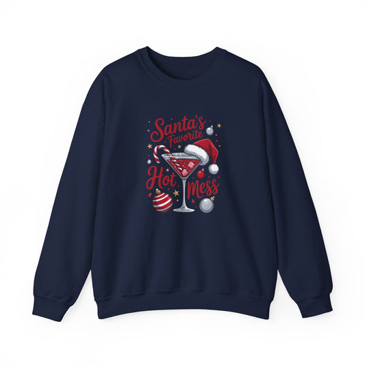 Santa's Favorite Hot Mess Graphic Sweatshirt