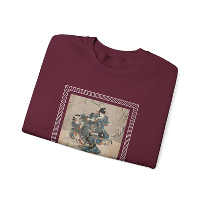 Snowball Fight 1830 Vintage Graphic Sweatshirt
