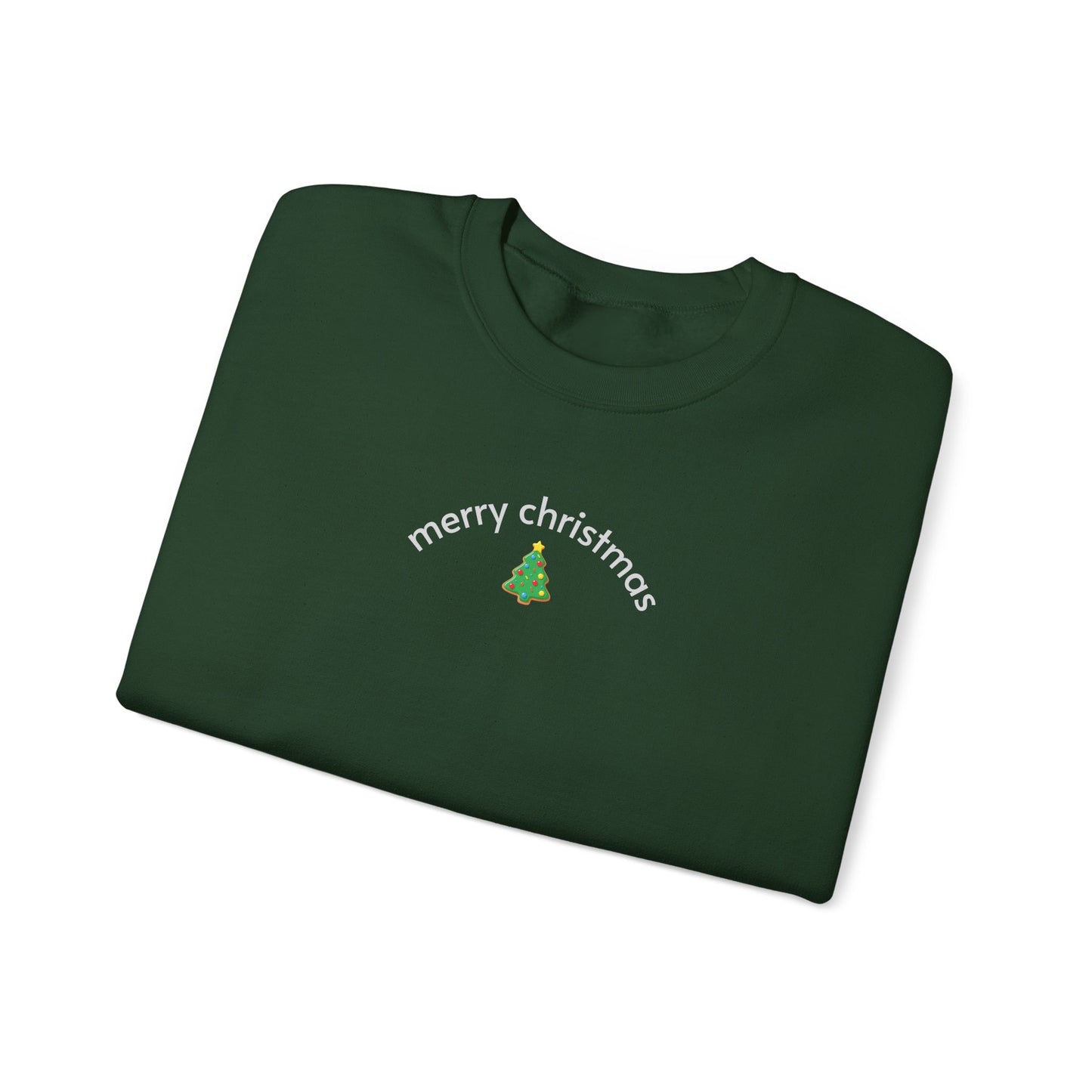 Merry Christmas Minimalist Style Sweatshirt