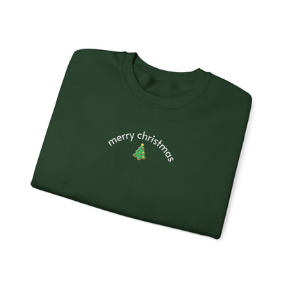 Merry Christmas Minimalist Style Sweatshirt
