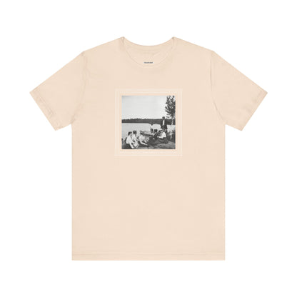 Friends at the Lake 1899 Vintage Graphic T-Shirt