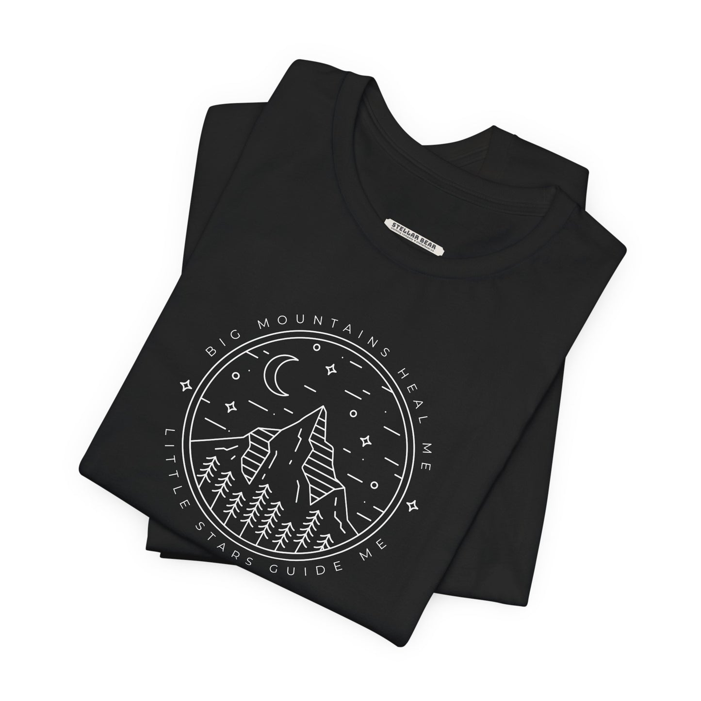 Big Mountains Heal Me, Little Stars Guide Me Graphic T-Shirt